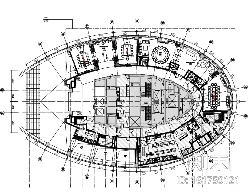 山东济南高速广场丽笙酒店施工图+设计方案+效果图cad施工图下载【ID:161759121】