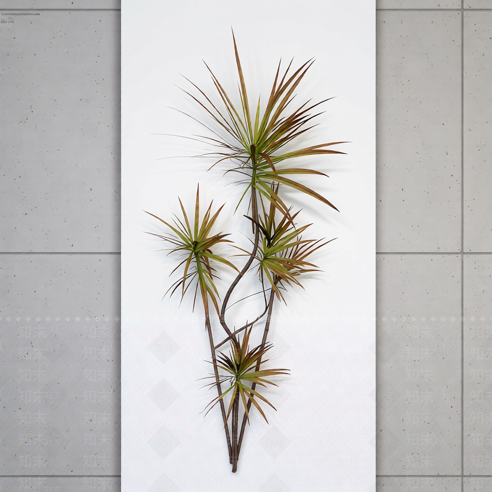 多枝棕榈植物模型3D模型下载【ID:1206185310】