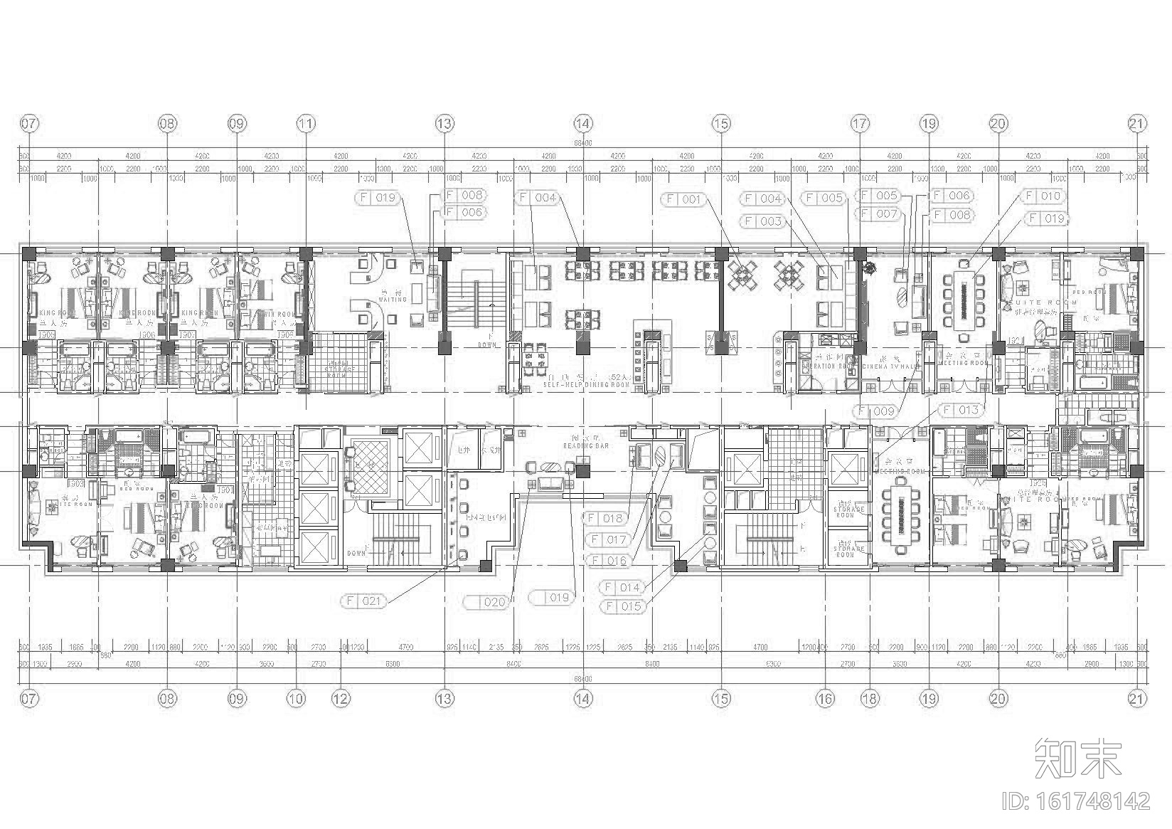 哈尔滨五星级豪华商务型酒店施工图+实景图cad施工图下载【ID:161748142】