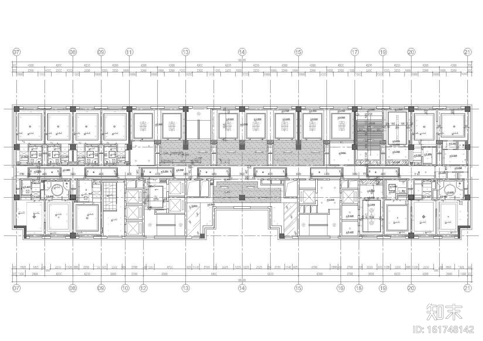 哈尔滨五星级豪华商务型酒店施工图+实景图cad施工图下载【ID:161748142】