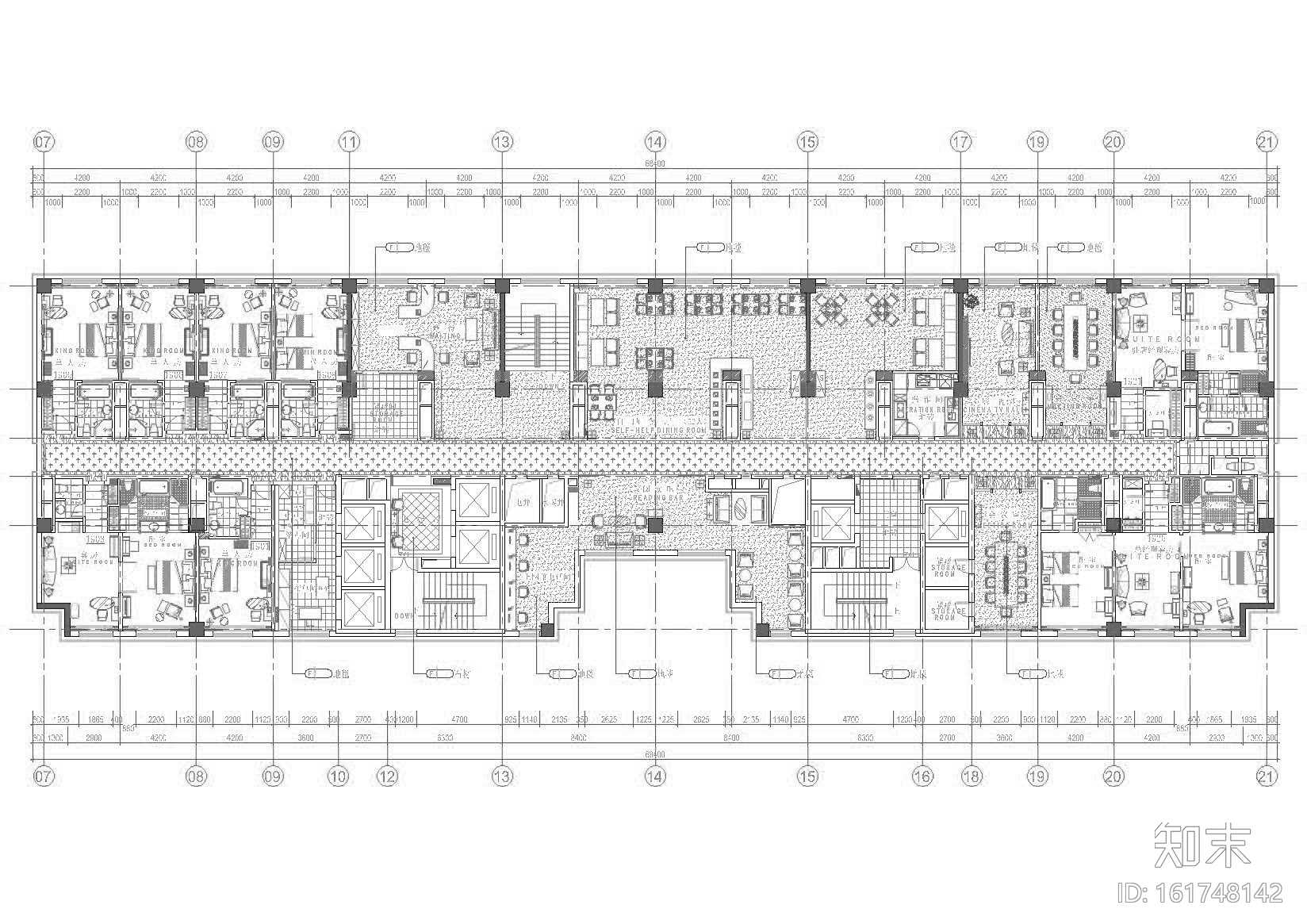 哈尔滨五星级豪华商务型酒店施工图+实景图cad施工图下载【ID:161748142】