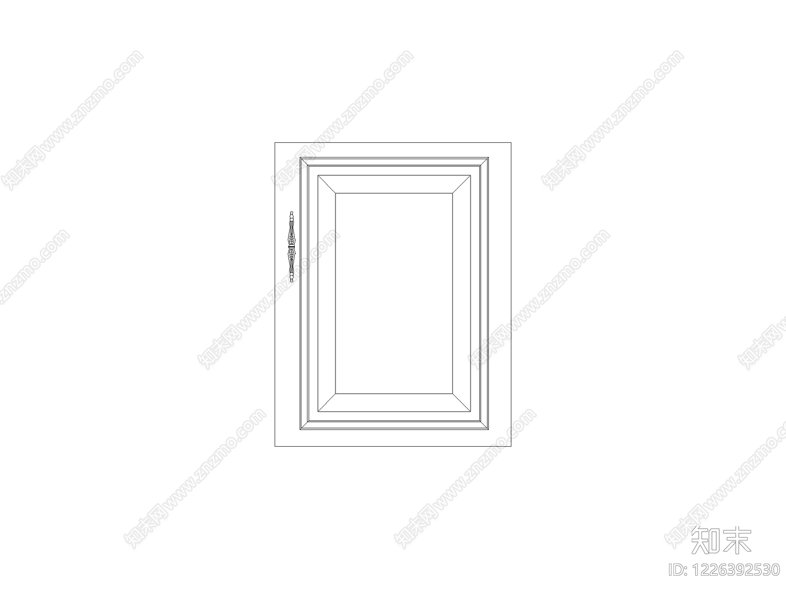 柜子cad施工图下载【ID:1226392530】