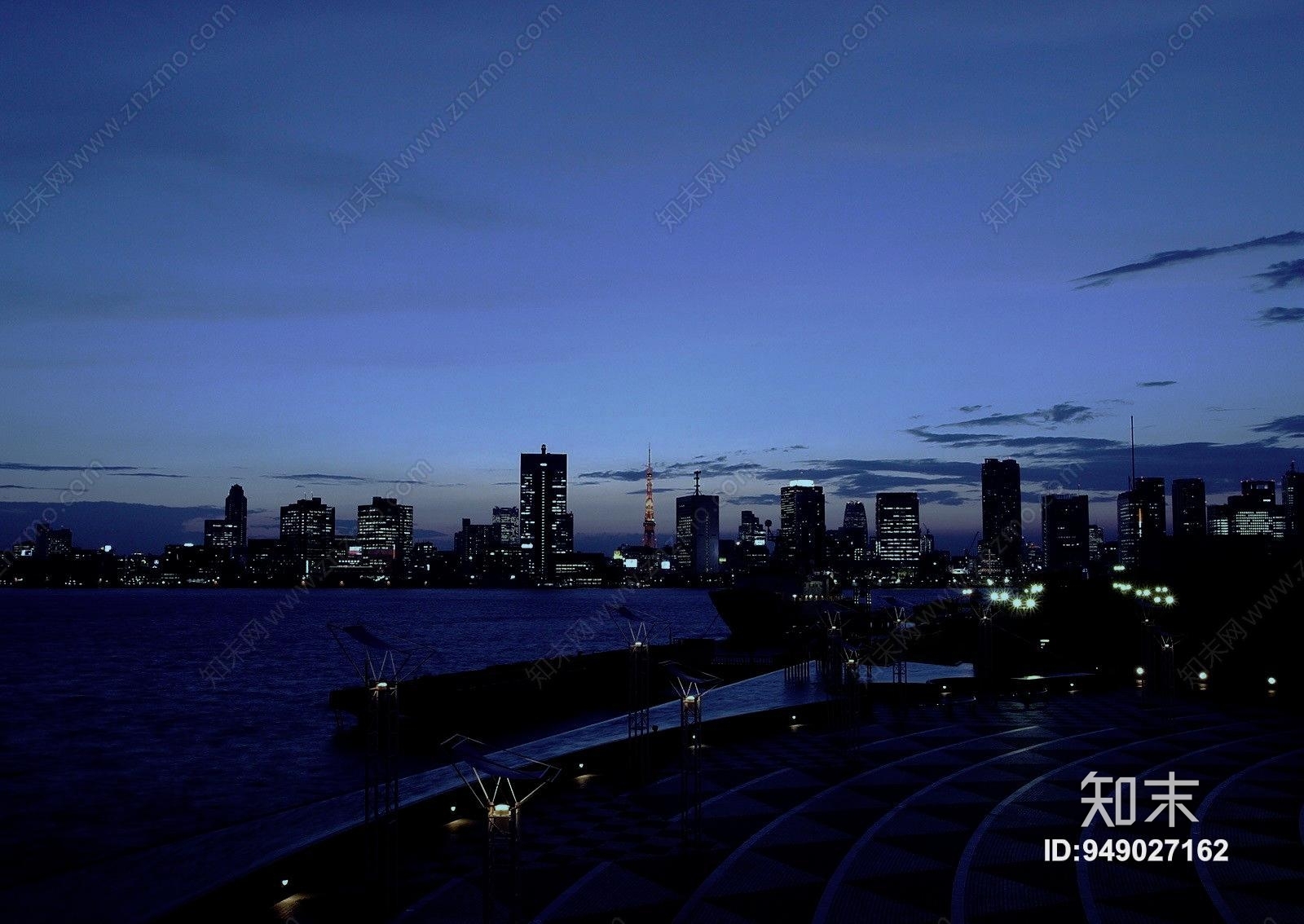 晚上城市外景贴图贴图下载【ID:949027162】