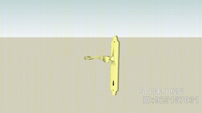 门把手SU模型下载【ID:925187031】