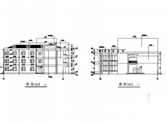 21班三层新中式幼儿园建筑施工图cad施工图下载【ID:165609195】