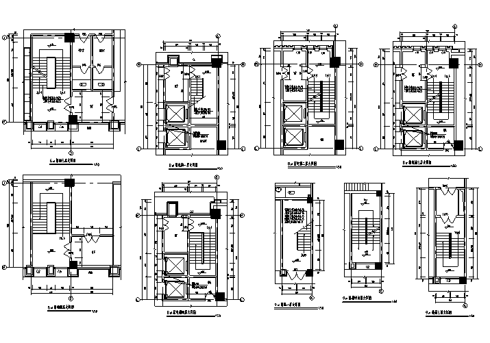 [宁夏]高层欧式风格框架剪力墙结构办公楼建筑施工图cad施工图下载【ID:151638151】