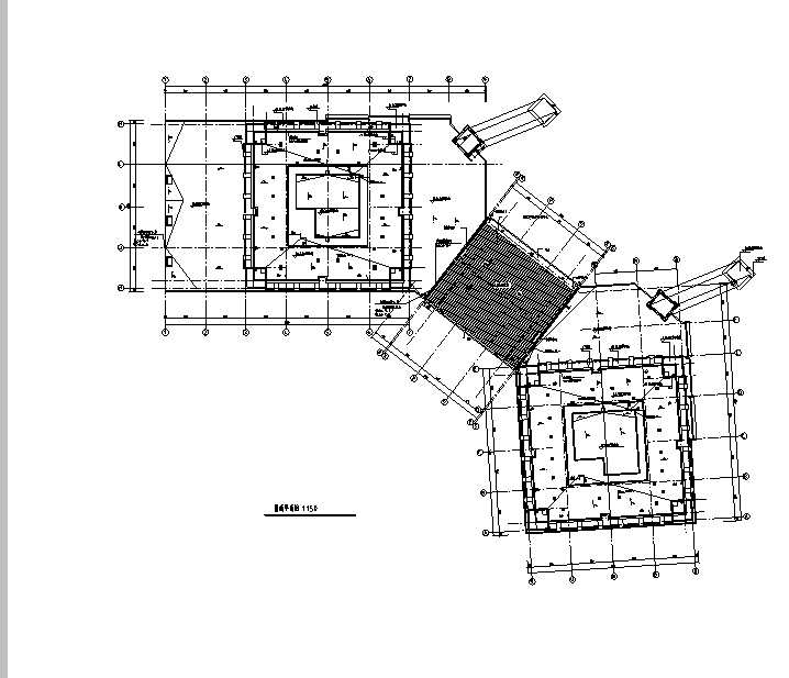 [宁夏]高层欧式风格框架剪力墙结构办公楼建筑施工图cad施工图下载【ID:151638151】