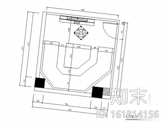 [厦门]高档量贩式KTV包厢室内装修施工图cad施工图下载【ID:161814156】