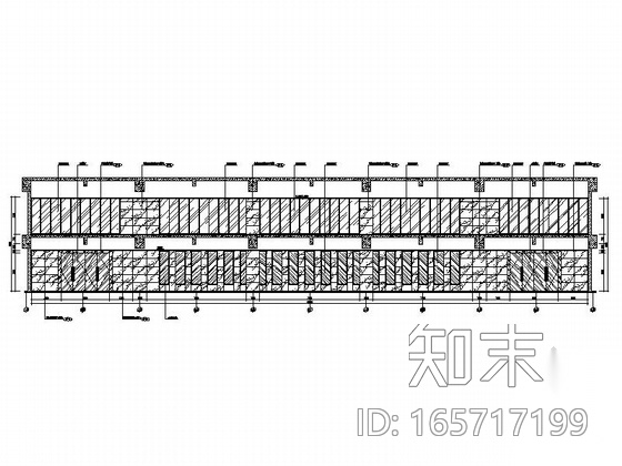 [江西]庄重大气办公楼大堂设计CAD施工图cad施工图下载【ID:165717199】