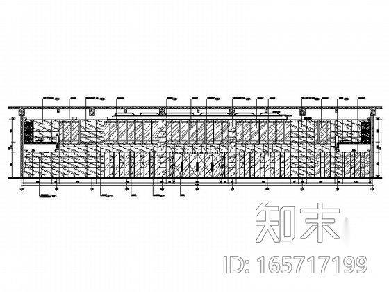 [江西]庄重大气办公楼大堂设计CAD施工图cad施工图下载【ID:165717199】