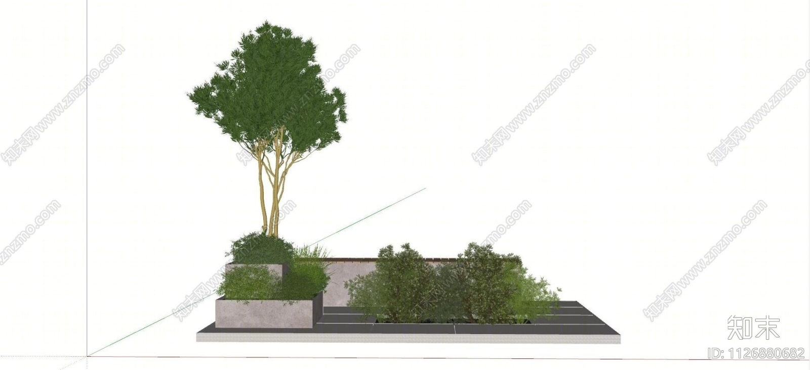 现代户外座椅SU模型下载【ID:1126880682】