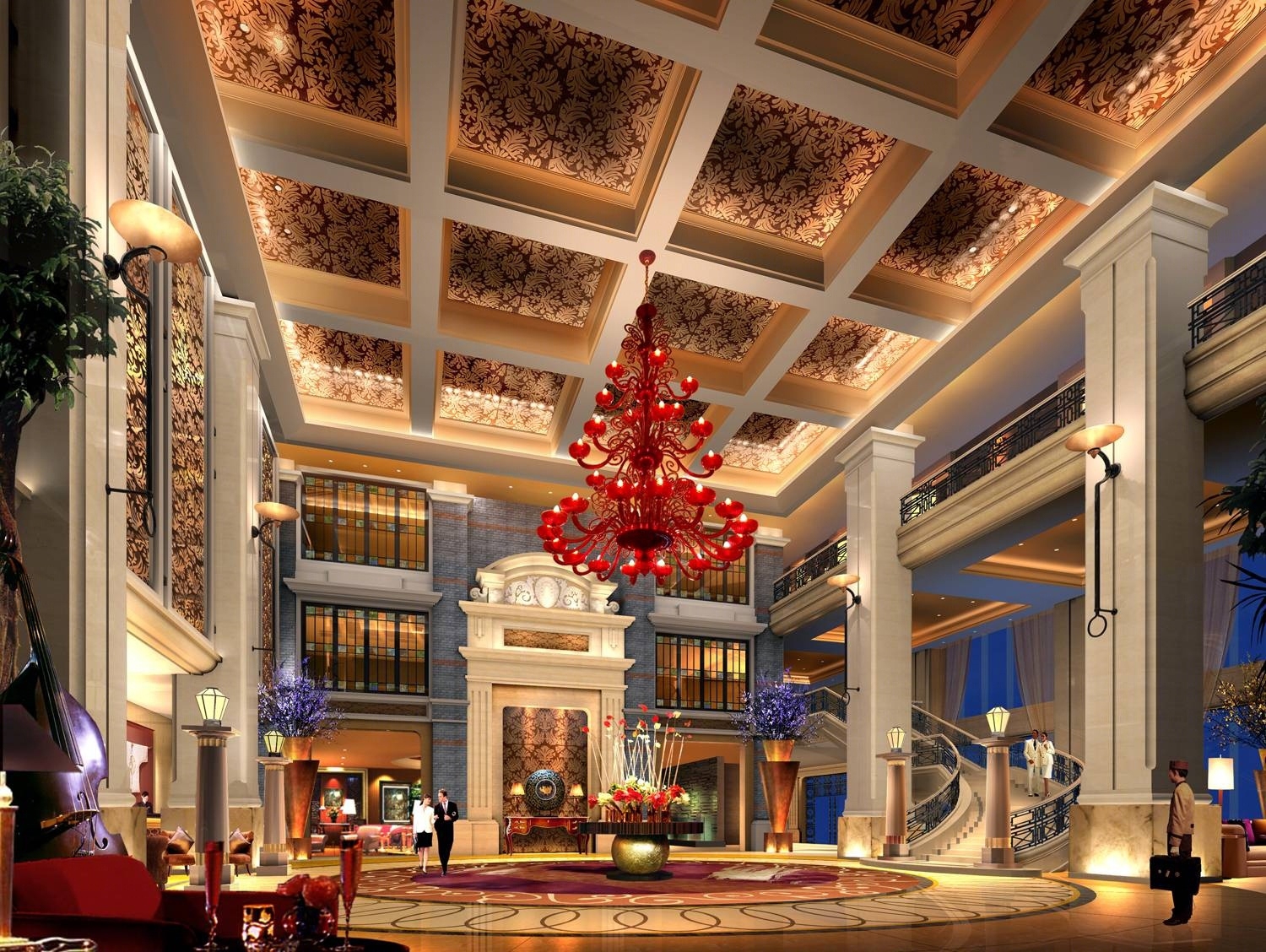 郑中-CCD上海兴荣温德姆至尊豪廷酒店(CAD施工图纸)施工图下载【ID:66978364】