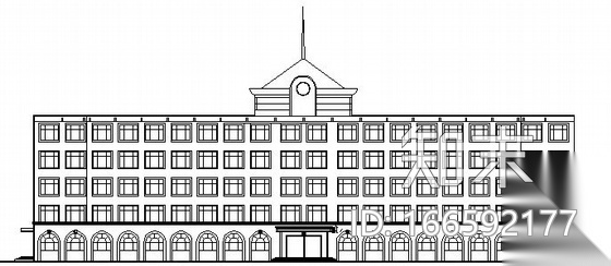 [毕业设计]某大学高职学院教学楼建筑结构方案图cad施工图下载【ID:166592177】