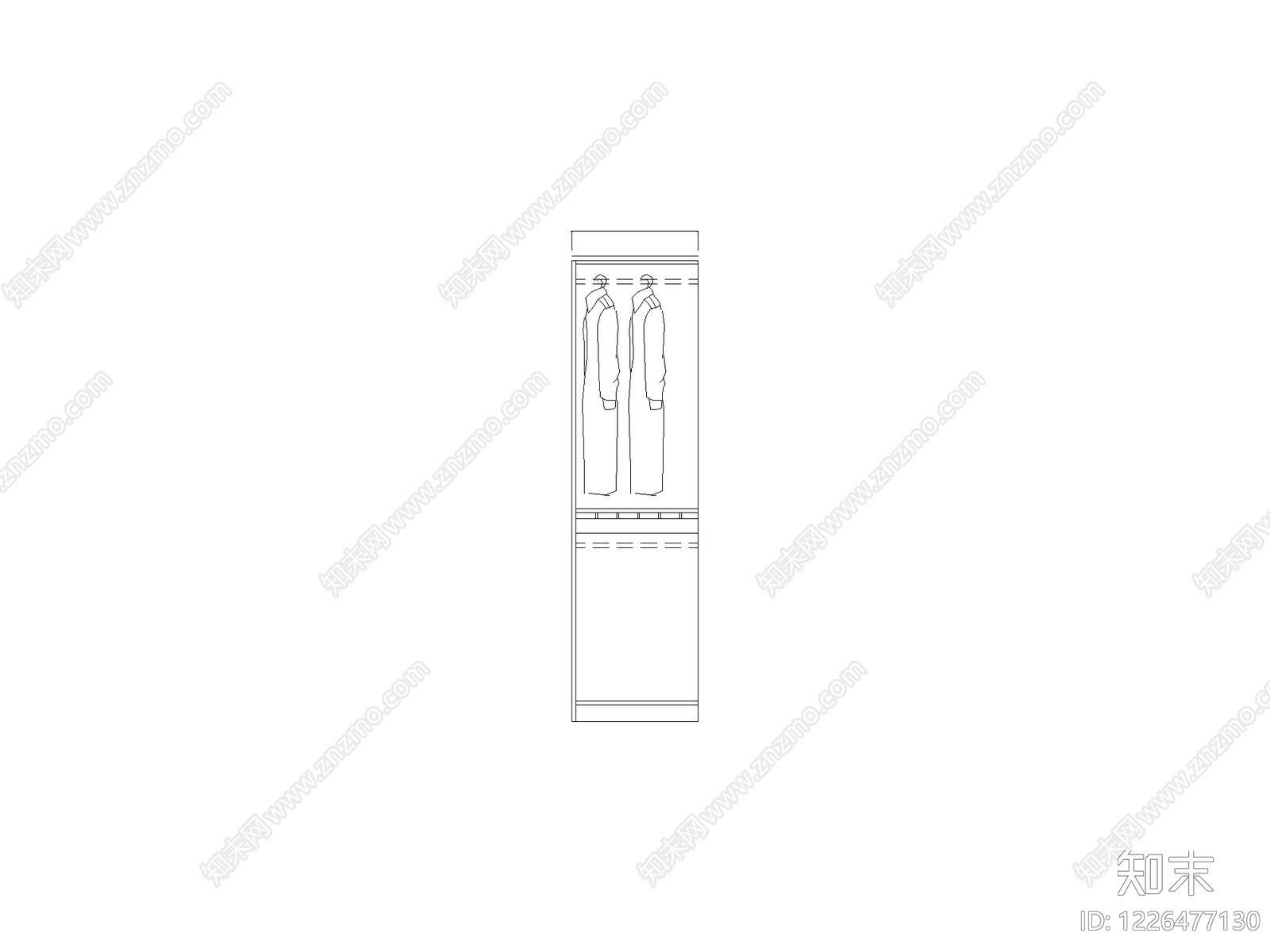 柜子cad施工图下载【ID:1226477130】