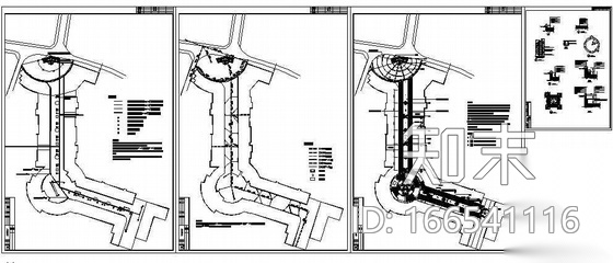 [湖南]某步行街景观施工图设计施工图下载【ID:166541116】