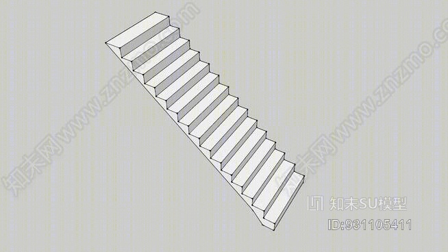 楼梯SU模型下载【ID:931105411】