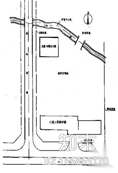 注册建筑师考试场地设计（作图）1cad施工图下载【ID:166865170】