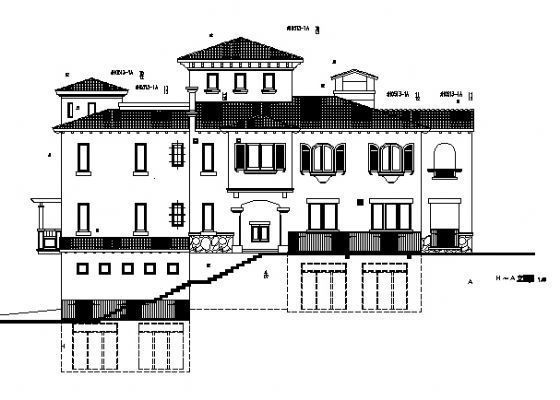 深圳某二层独立别墅建筑初步方案图cad施工图下载【ID:149918148】