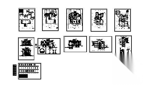 深圳某二层独立别墅建筑初步方案图cad施工图下载【ID:149918148】