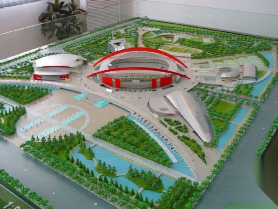 南京某游泳馆建筑方案图cad施工图下载【ID:165936147】
