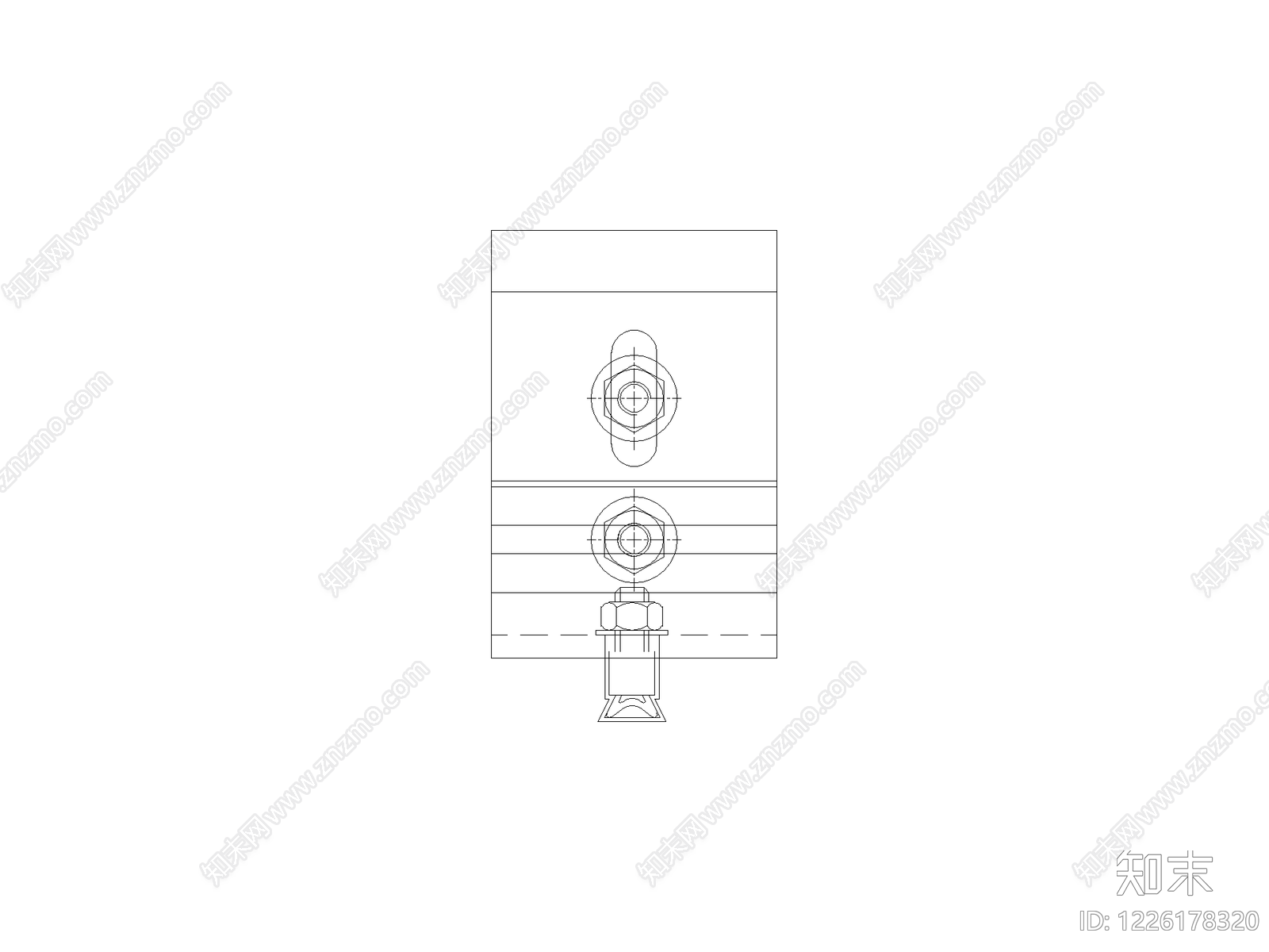 现代五金管件CAD图纸