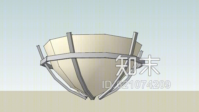 半球灯SU模型下载【ID:621074209】