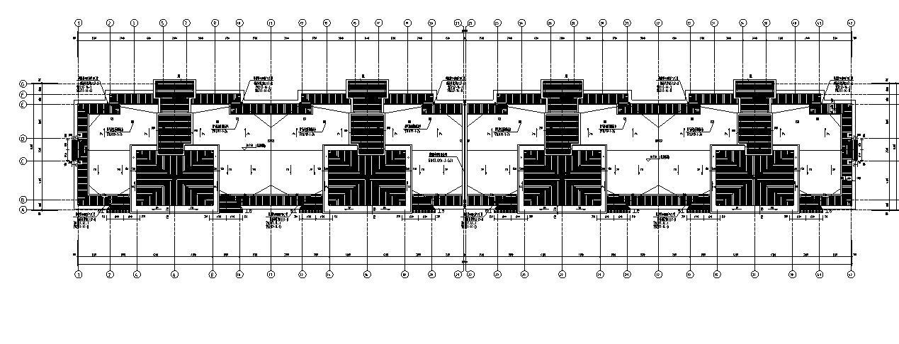 [宁夏]多层框架剪力墙住宅建筑施工图（含多栋住宅楼及...cad施工图下载【ID:149778117】