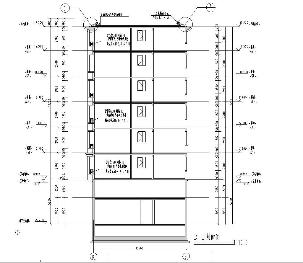 [宁夏]多层框架剪力墙住宅建筑施工图（含多栋住宅楼及...cad施工图下载【ID:149778117】