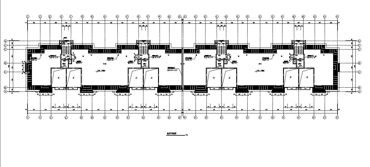 [宁夏]多层框架剪力墙住宅建筑施工图（含多栋住宅楼及...cad施工图下载【ID:149778117】