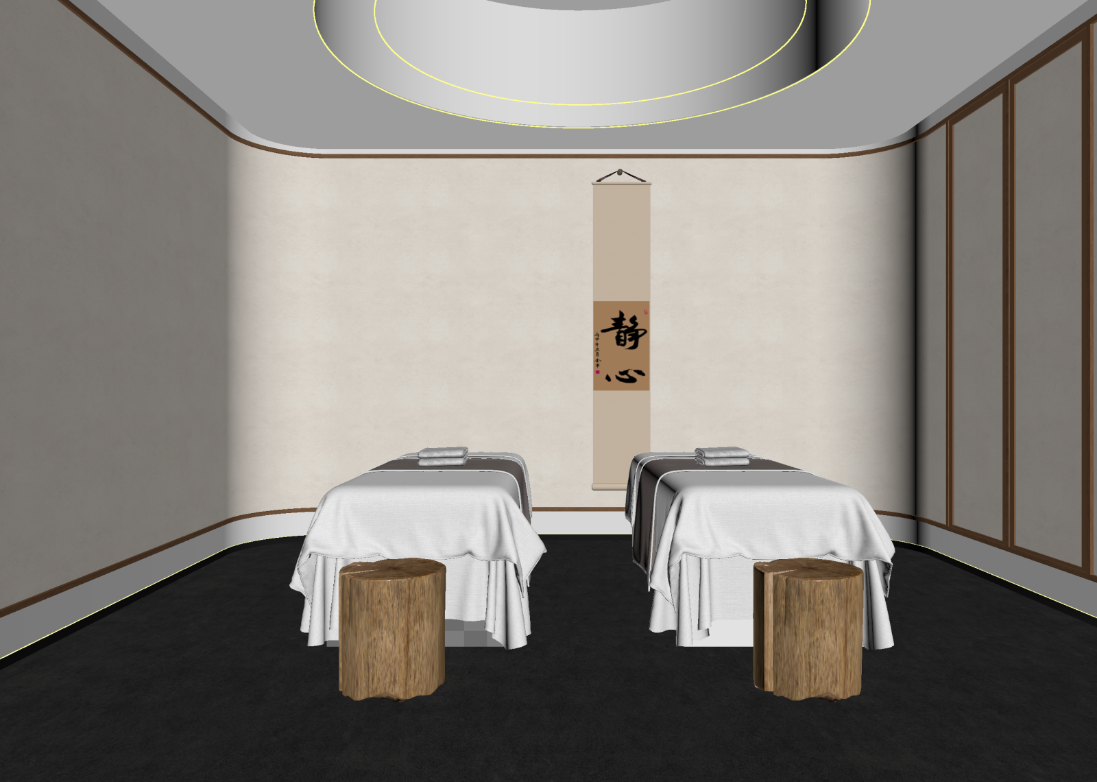新中式美容院3D模型下载【ID:1215131130】