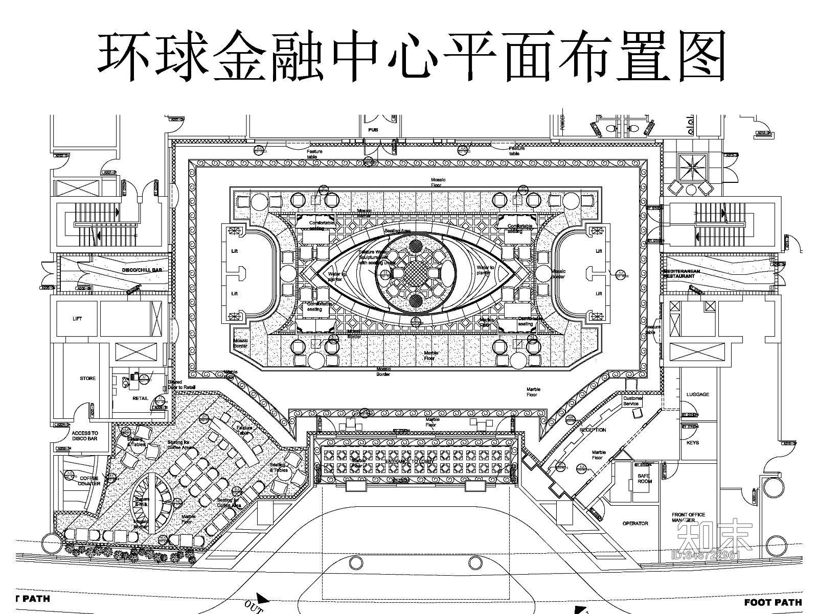 环球金融中心平面布置图cad施工图下载【ID:648722961】