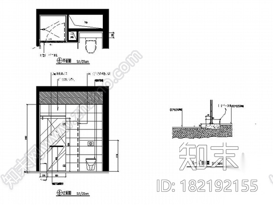 [北京]小资北欧范家居施工图cad施工图下载【ID:182192155】