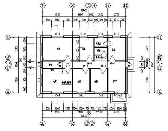 钢结构小饭店建筑、结构施工图cad施工图下载【ID:151654199】