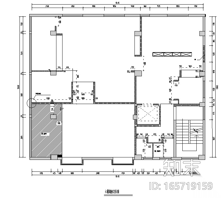 现代中式390平米平潭典当行设计施工图（附效果图）cad施工图下载【ID:165719159】