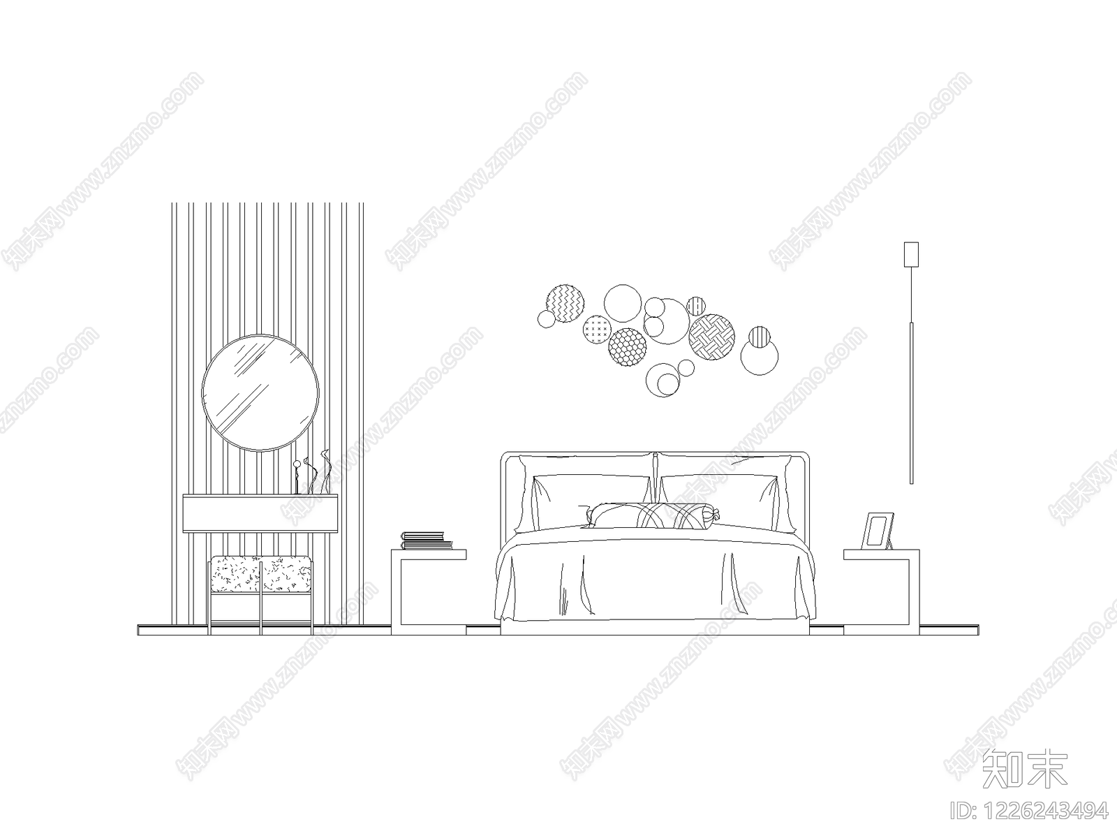 现代家装图库CAD图纸
