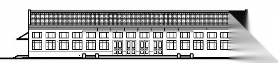 [富县]某学生食堂建筑施工图cad施工图下载【ID:167386121】