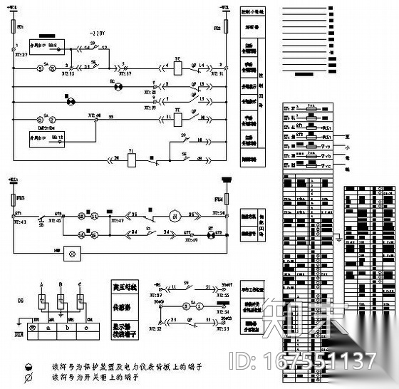 电机控制标准图库施工图下载【ID:167551137】