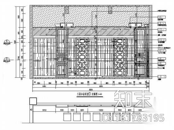 [江西]高档四星级酒店中式风格中小会议室装修施工图（含...cad施工图下载【ID:161783195】