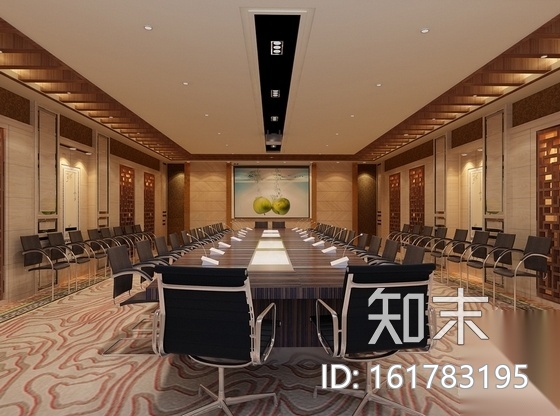 [江西]高档四星级酒店中式风格中小会议室装修施工图（含...cad施工图下载【ID:161783195】