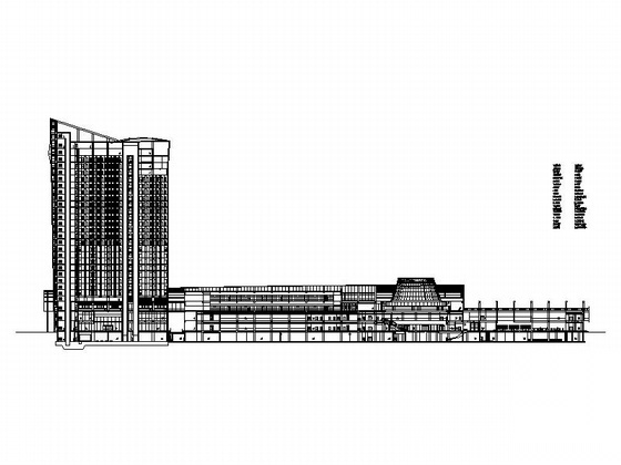 [上海]某长途汽车客运总站建筑方案图、设计说明cad施工图下载【ID:164868138】