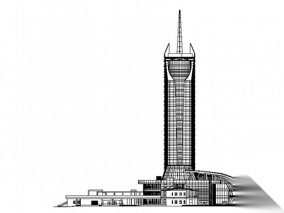 [上海]某长途汽车客运总站建筑方案图、设计说明cad施工图下载【ID:164868138】