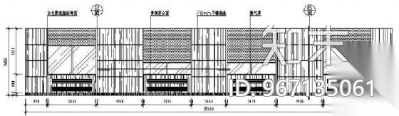 某大会议室装修图cad施工图下载【ID:967135061】