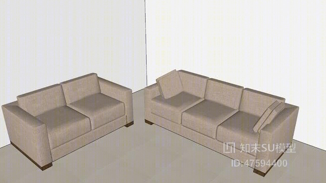 多人沙发SU模型下载【ID:419300069】