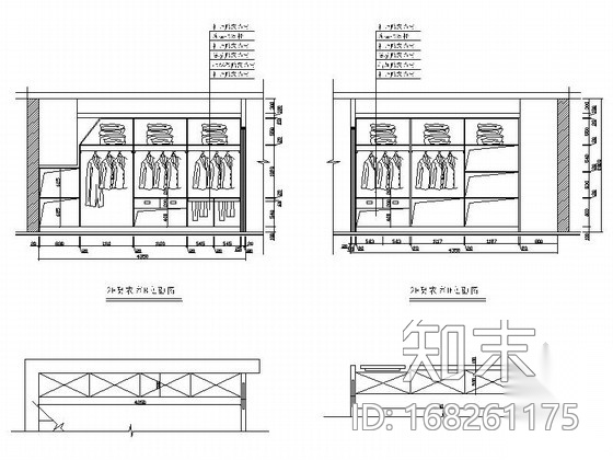 某自建小别墅室内装修图cad施工图下载【ID:168261175】