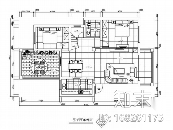 某自建小别墅室内装修图cad施工图下载【ID:168261175】