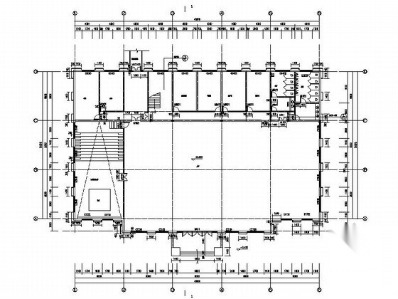 [南通]某商业中心售楼处建筑施工图cad施工图下载【ID:160720139】