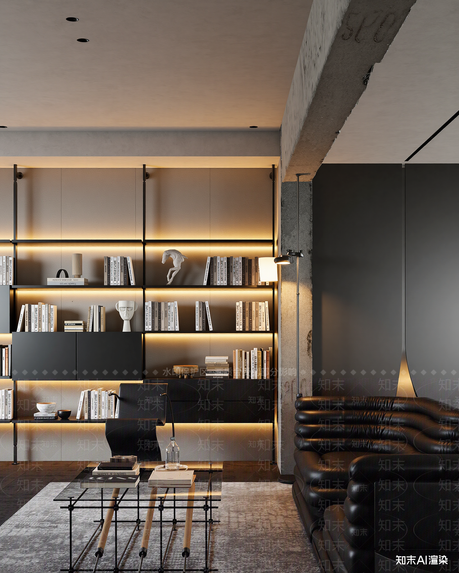 现代工作室3D模型下载【ID:1221995294】