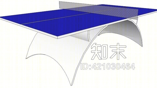 乒乓球桌SU模型下载【ID:421030464】