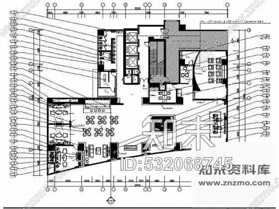 施工图广东大型城市综合体豪华现代风格售楼处室内装修施工图含效果施工图下载【ID:532068745】