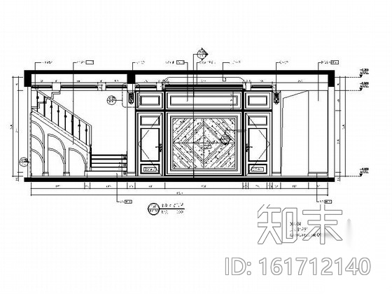 [广州]意大利式高贵典雅别墅室内设计CAD施工图cad施工图下载【ID:161712140】